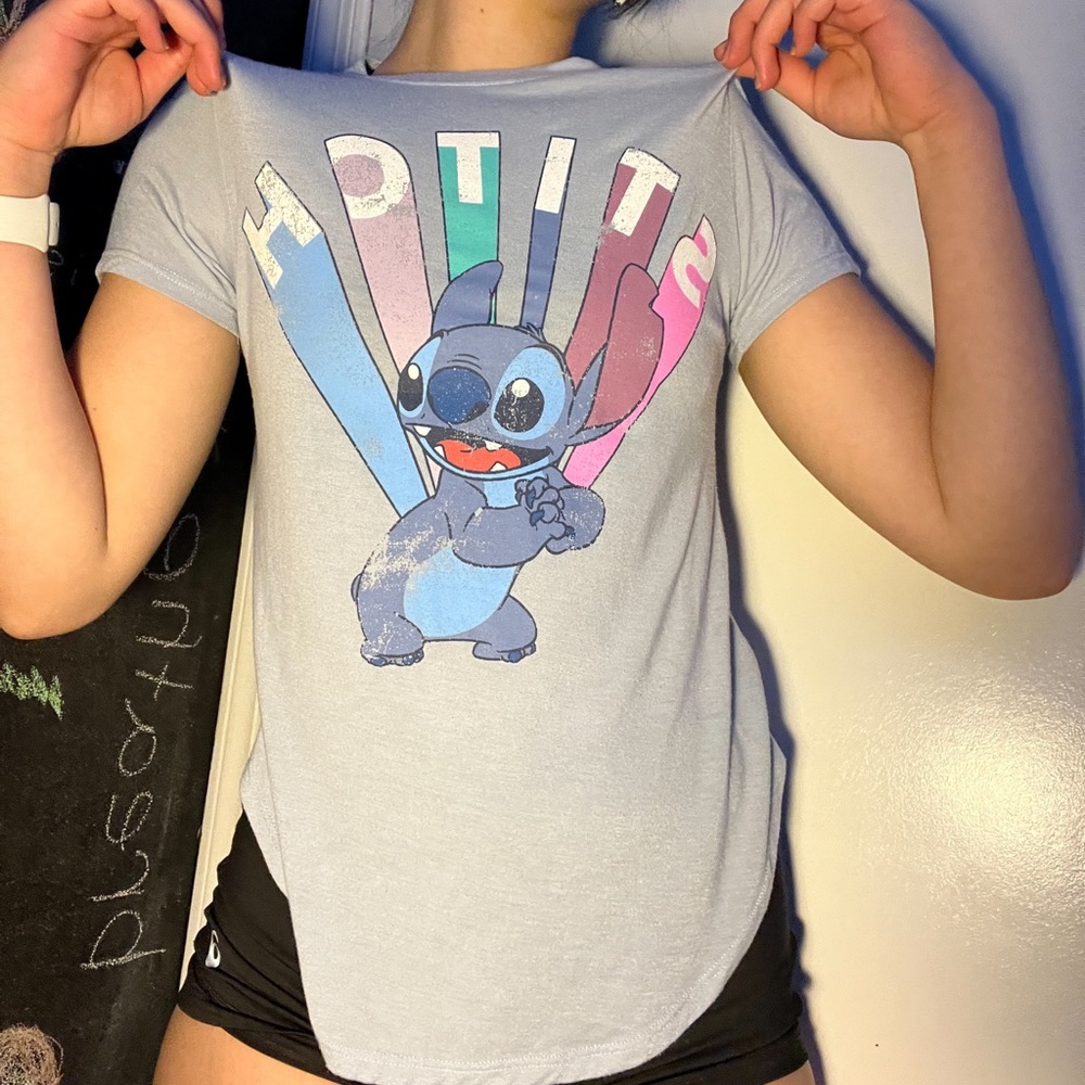 Fitted Stitch Graphic Tee